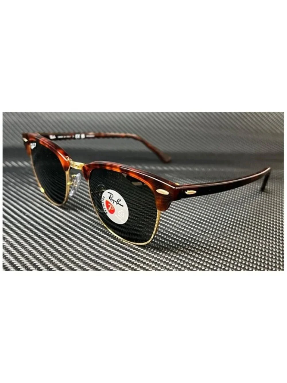 New Ray Ban Men  Red Havana Sunglasses  55- 21- 150